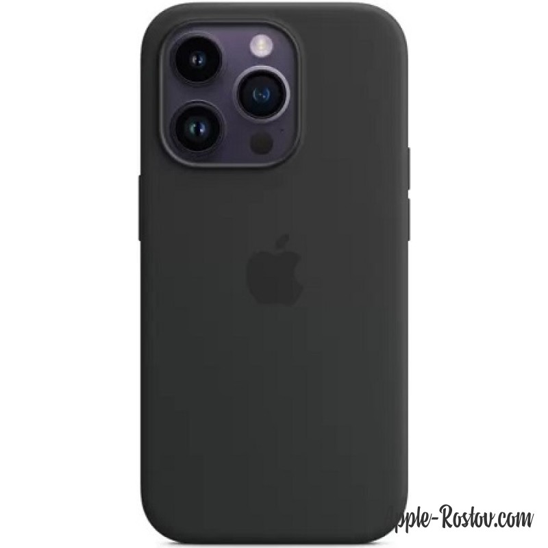 Silicone case iPhone 14 Pro MagSafe Midnight