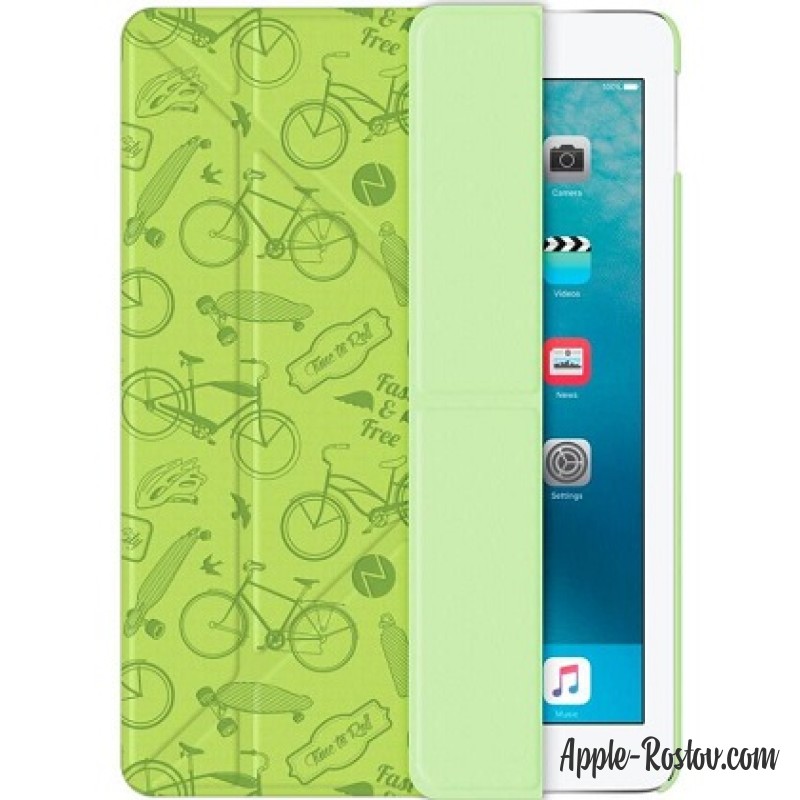 Чехол с рисунком салатового цвета