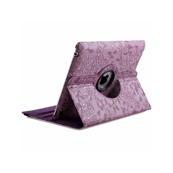 Чехол с цветочным узором лилового цвета