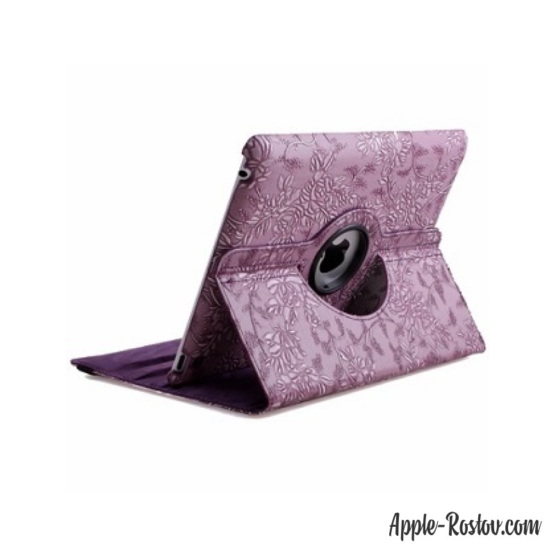 Чехол с цветочным узором лилового цвета