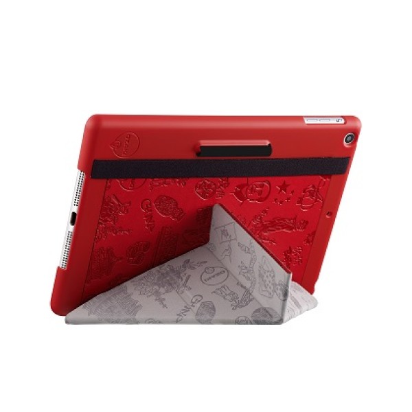 Чехол с узором красного цвета