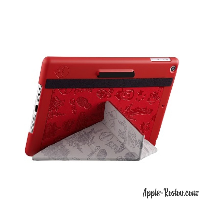Чехол с узором красного цвета