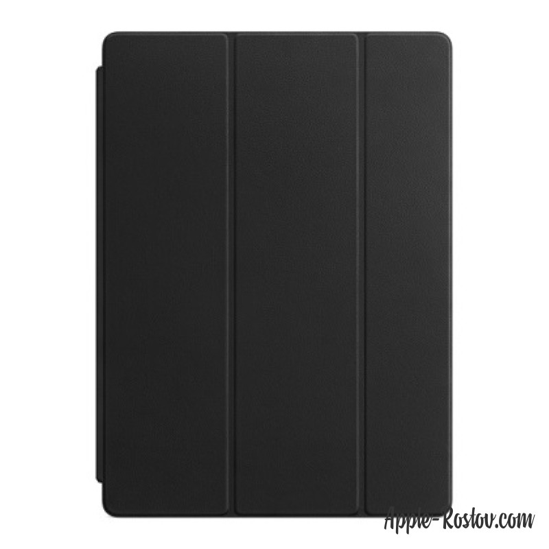 Кожаная обложка Smart Cover для iPad Pro 12.9 чёрного цвета