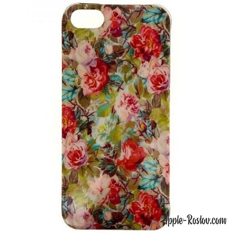Силиконовый чехол "Цветы"
