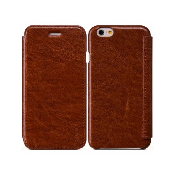 Кожаная обложка коричневого цвета