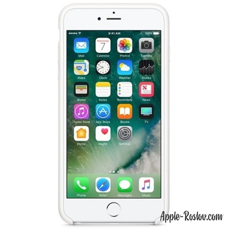 Силиконовый чехол для iPhone 6/6s белого цвета Силиконовый чехол для iPhone 6/6s белого цвета
