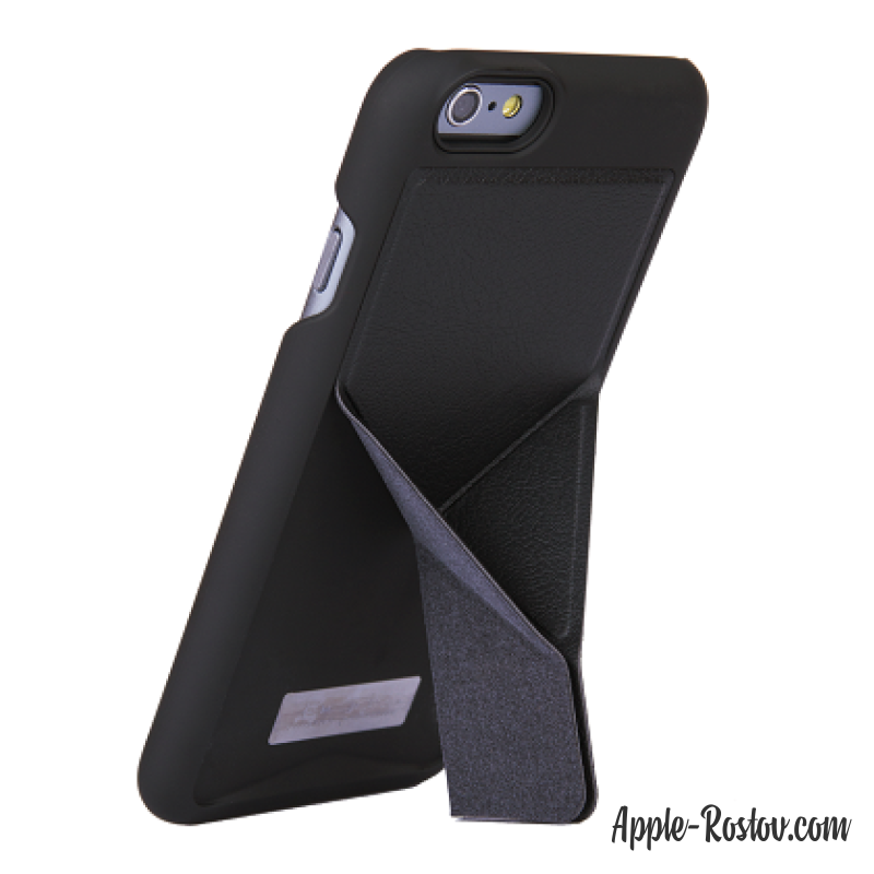 Силиконовый чехол с подставкой чёрного цвета