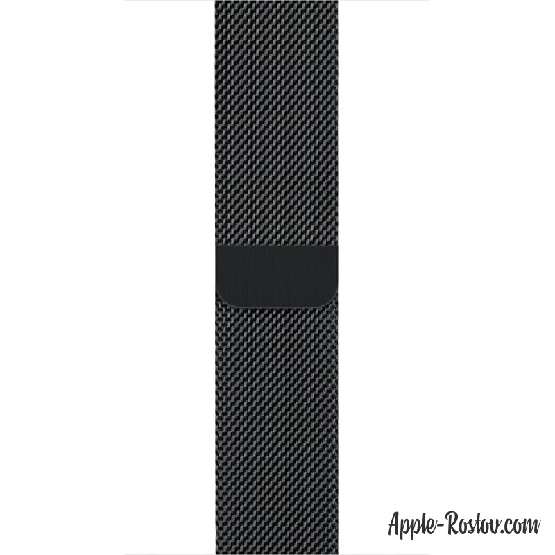 Миланский сетчатый браслет цвета "чёрный космос" (для корпуса 42 мм)