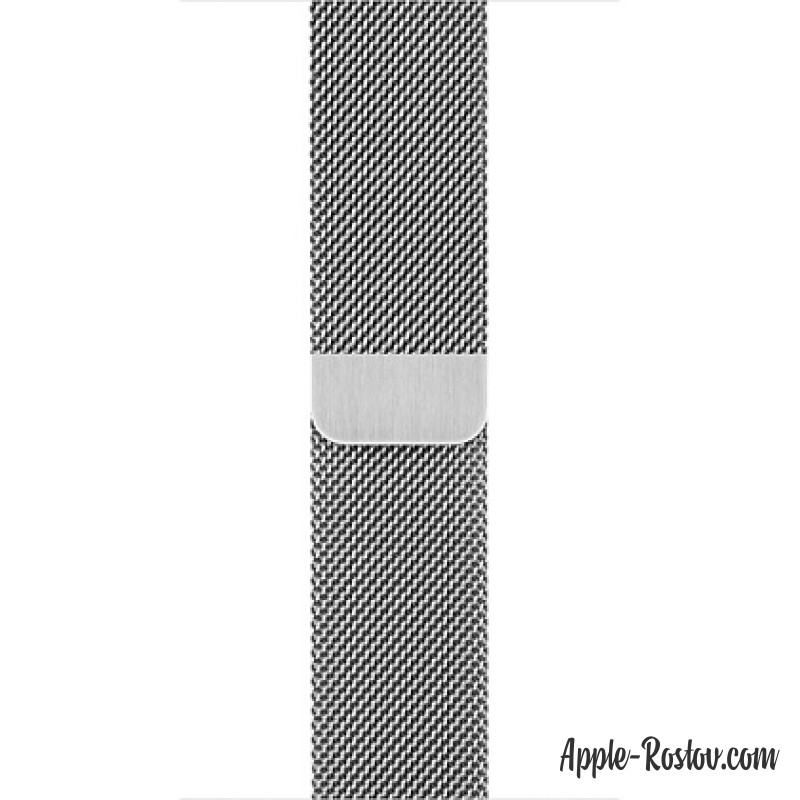 Миланский сетчатый браслет серебристого цвета (для корпуса 42 мм)