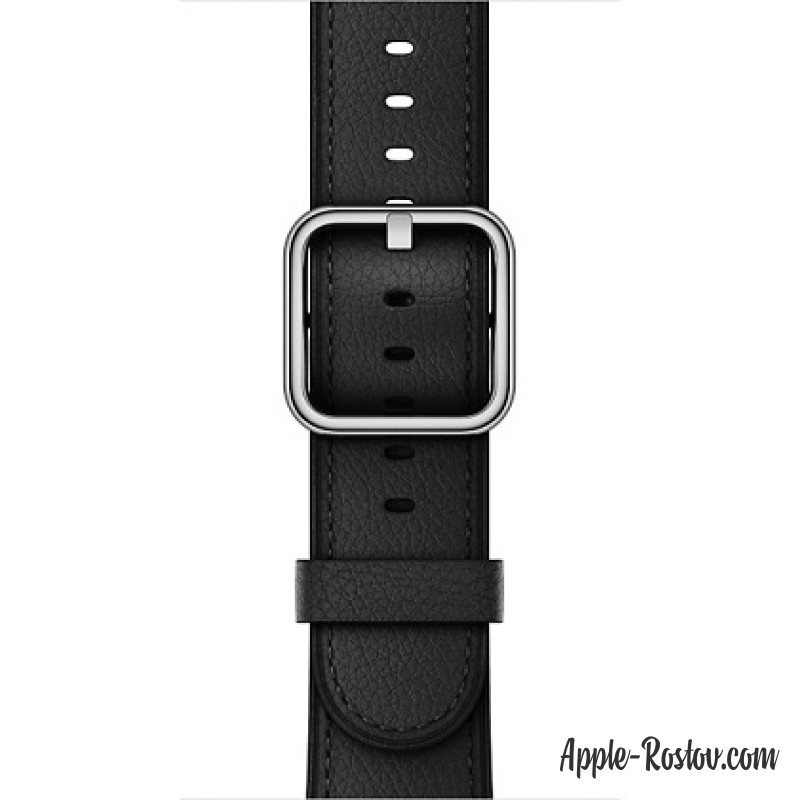 Ремешок чёрного цвета с классической пряжкой (для корпуса 38 мм)