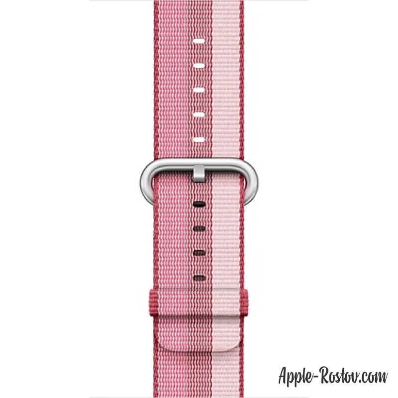 Ремешок из плетёного нейлона цвета "лесная ягода" (для корпуса 42 мм)