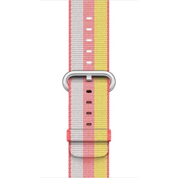 Ремешок из плетёного нейлона красного цвета (для корпуса 38 мм)