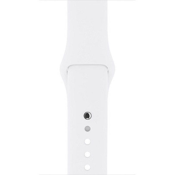 Спортивный ремешок белого цвета (для корпуса 38 мм), размеры S/M и M/L