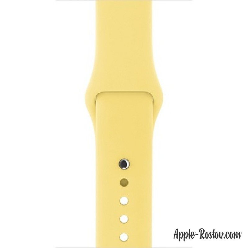 Спортивный ремешок цвета "жёлтая пыльца" (для корпуса 38 мм), размеры S/M и M/L