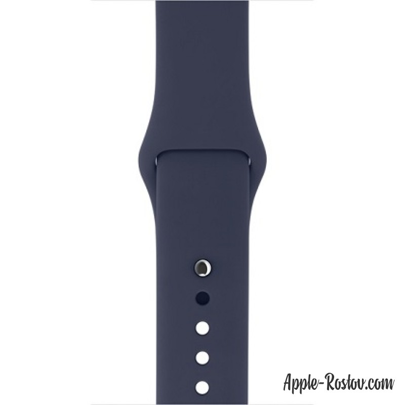 Спортивный ремешок тёмно-синего цвета (для корпуса 42 мм), размеры S/M и M/L