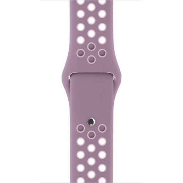 Спортивный ремешок Nike цвета "фиолетовая пыль/сливовая дымка" (для корпуса 42 мм), размеры S/M и M/L