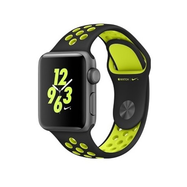 Apple Watch NIKE+ 38 mm space gray/black - green