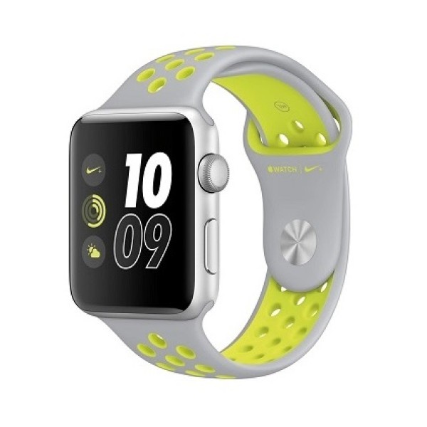 Apple Watch NIKE+ 42 mm silver/silver - green